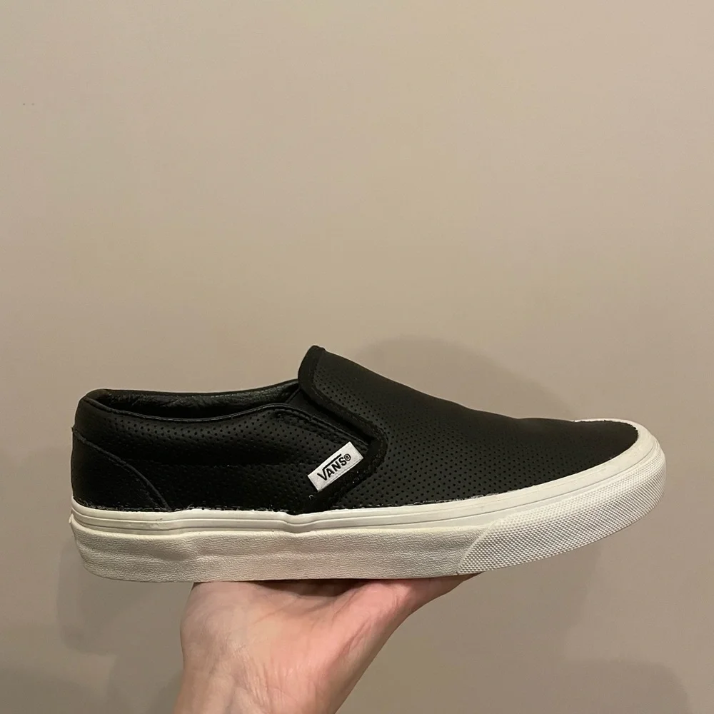 Perf Leather Slip On Vans unisex - Picture 4 of 9